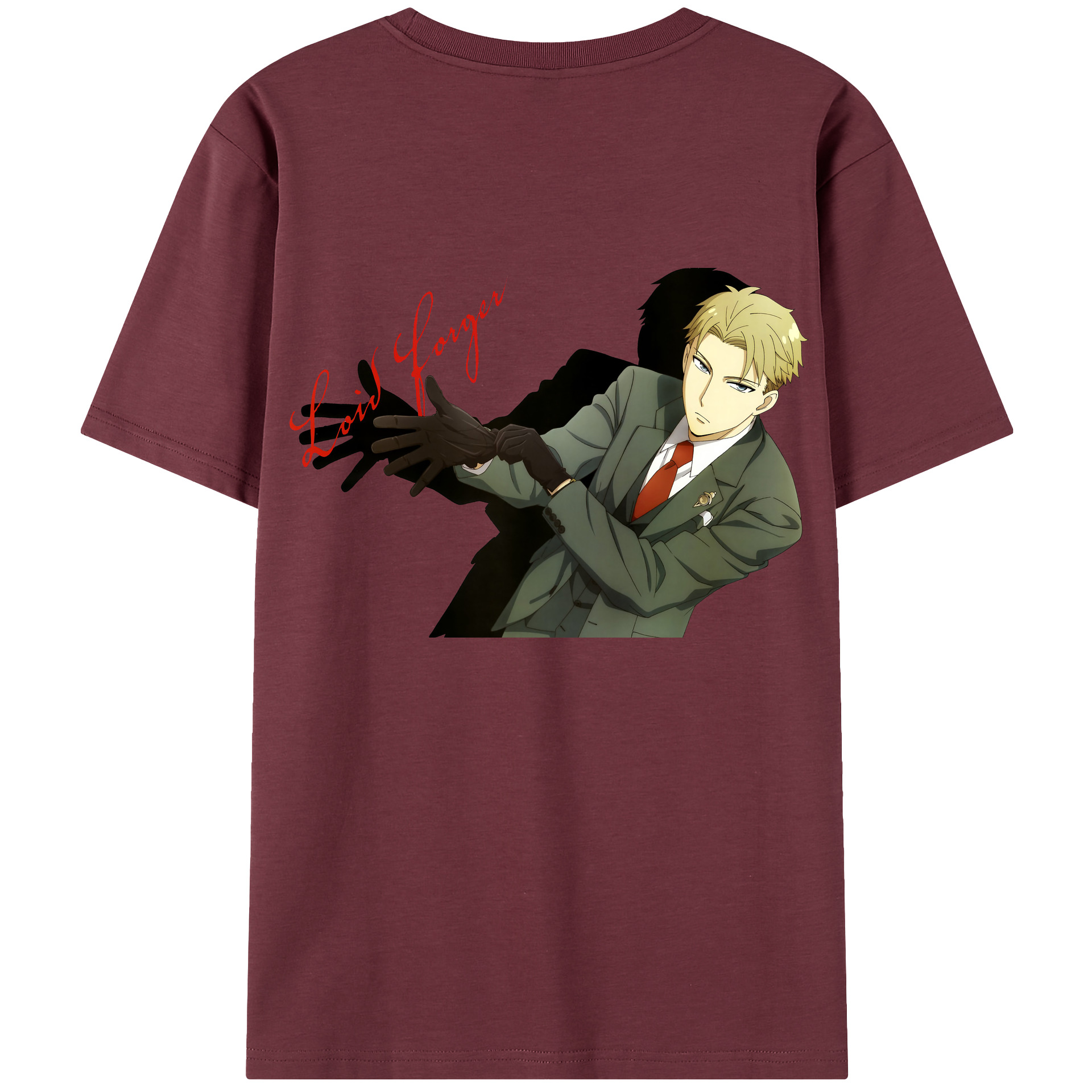 （画像用） SPY×FAMILY间谍家家酒 綿100％半袖Tシャツ（背面プリント）